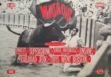 Matador Records Showcase, CBGB, 1992