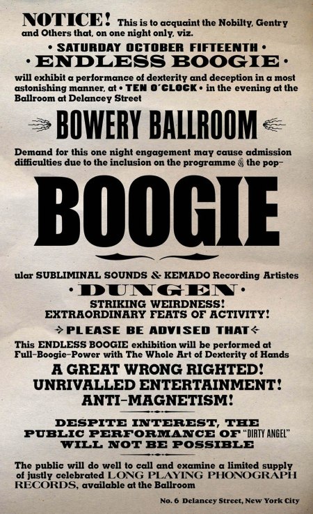 Endless Boogie, Dungen, Bowery Ballroom, 2005