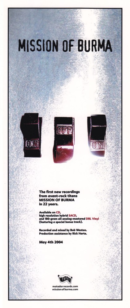 Mission Of Burma, OnOffOn, 2004